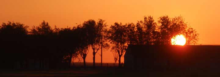 Atardecer sobre La Sastrería